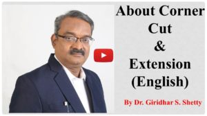 About Corner cut & extension english