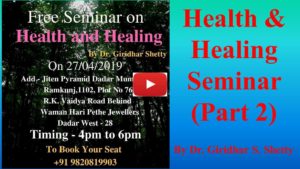 Health & Healing Seminar (Part 2)
