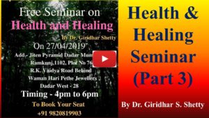 Health & Healing Seminar (Part 3)