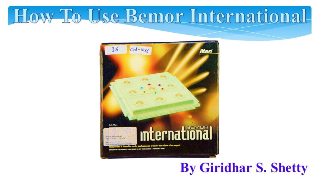 How To Use Bemor International