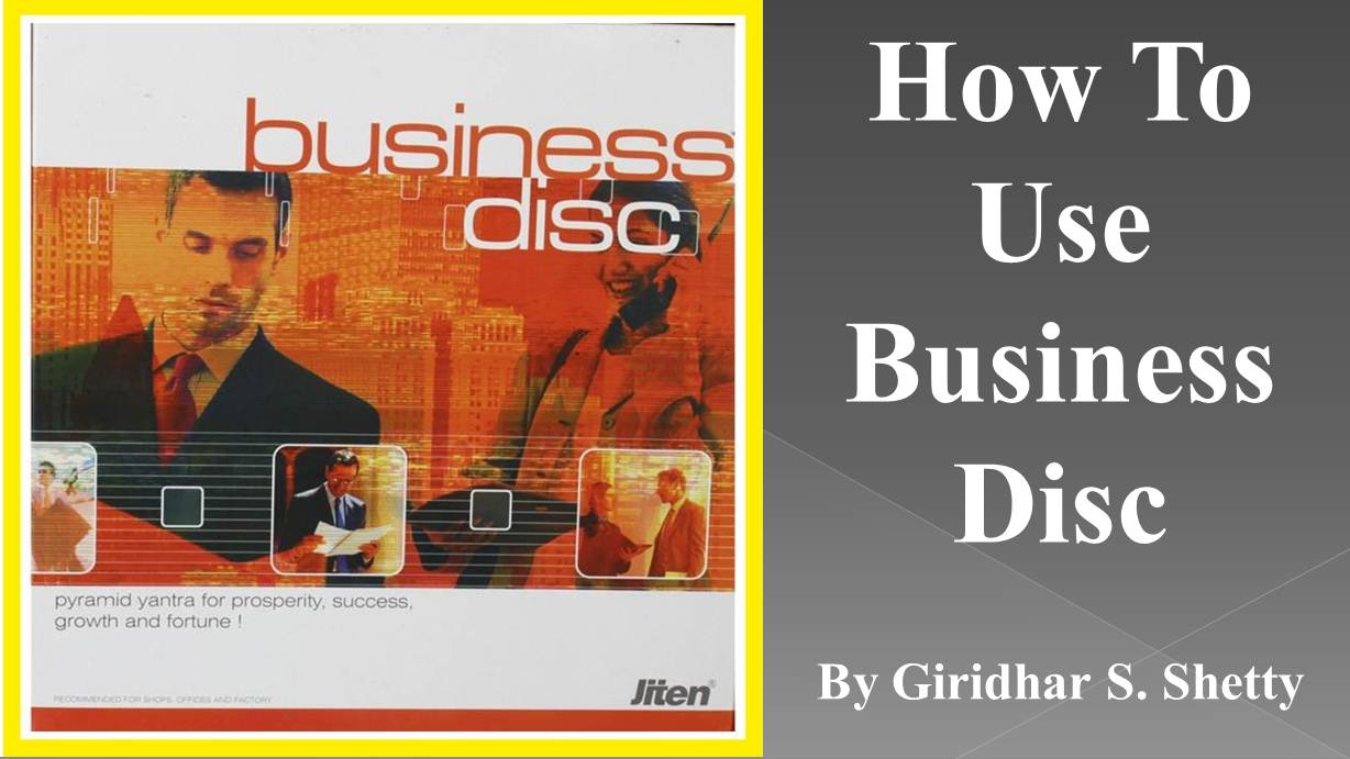 How To Use Business Disc?