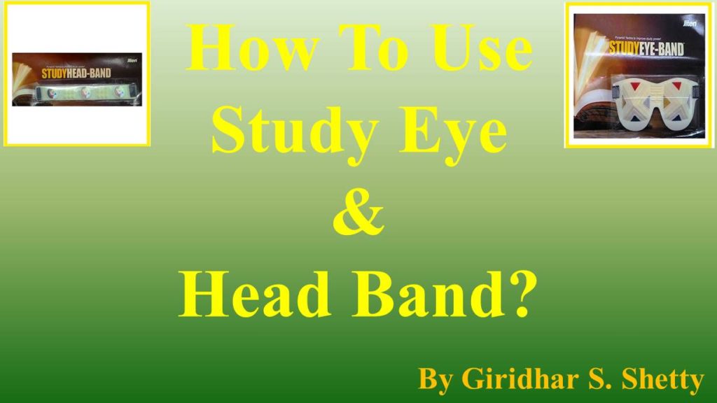 How To Use Study Eye & Head Band
